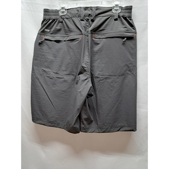 NWT Gray Mier Bi-Component Stretch Fabric knee Length Hiking Outdoor Shorts 6 - Picture 3 of 10